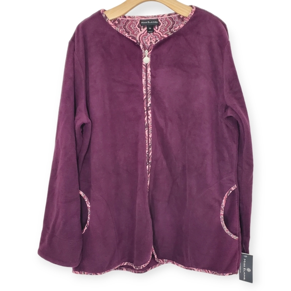 Miss Elaine Open Front Bed Jacket 🆕️✨️Size XL - Picture 3 of 9